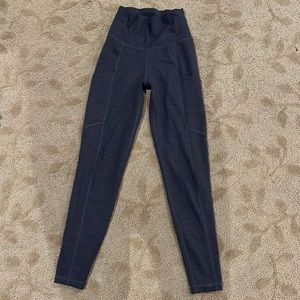 American Eagle charcoal gray XXS leggings with pockets EUC